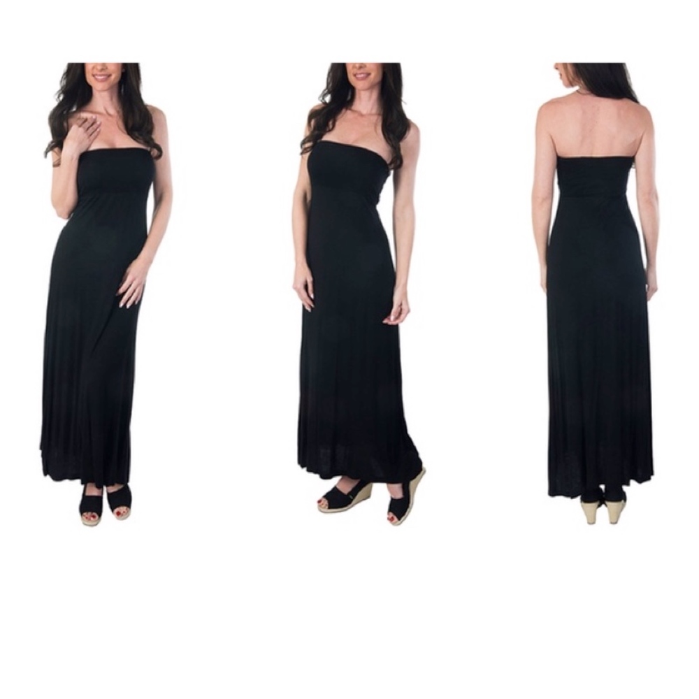 Navy 2-in-1 Maxi Dress/Skirt NWT Sz Lg - Picture 5 of 6